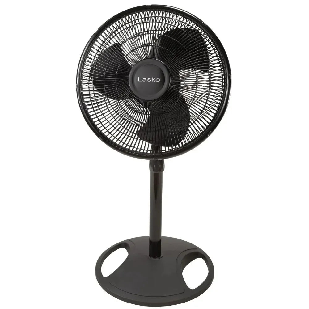 Home Standing Fan Black Adjustable Baseboard Fan