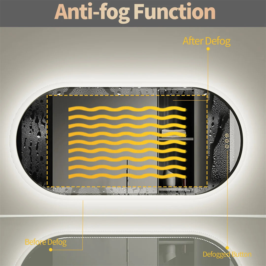 Waterproof Illuminate Bathroom Light /w touch screen