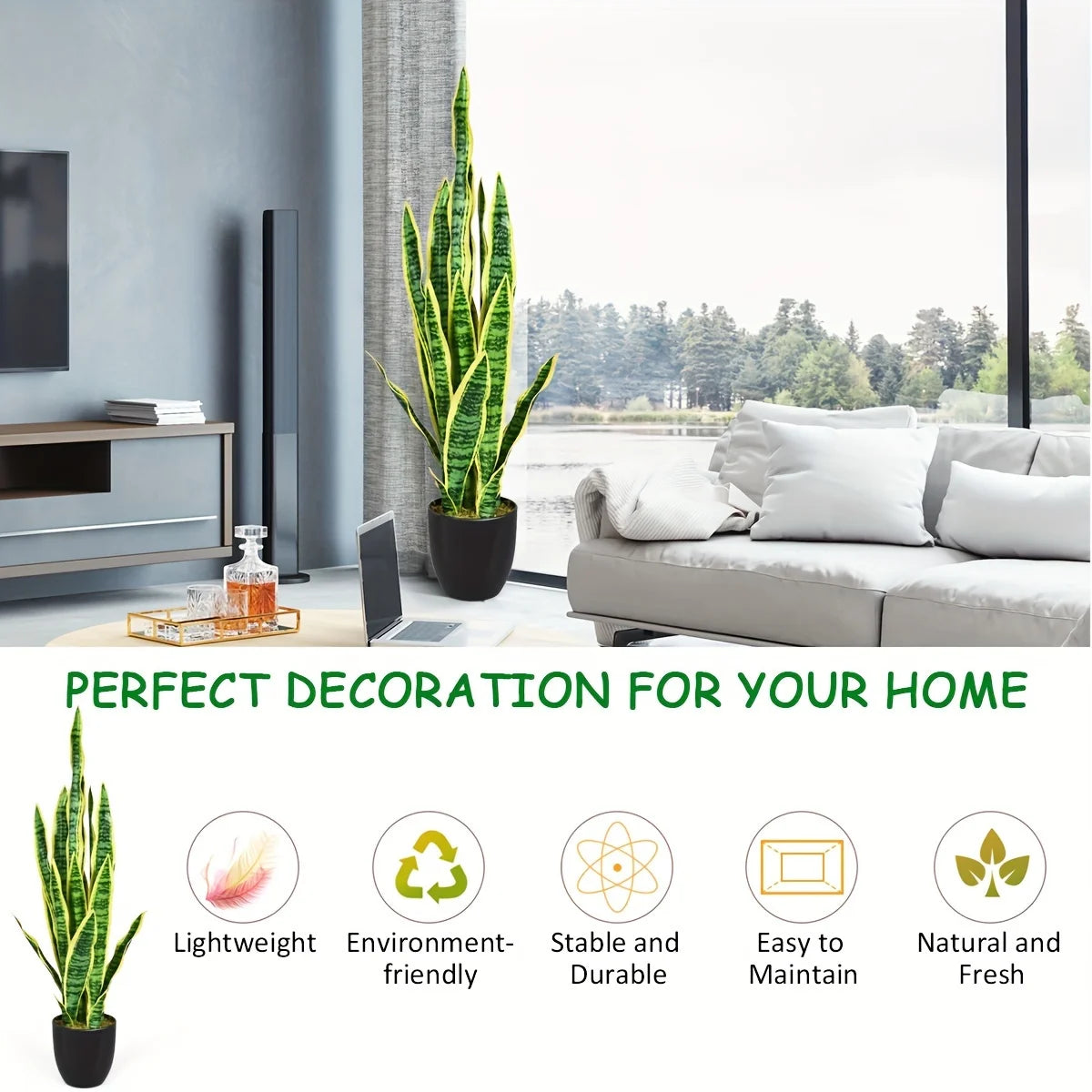 Artificial Snake Plant For Decoration