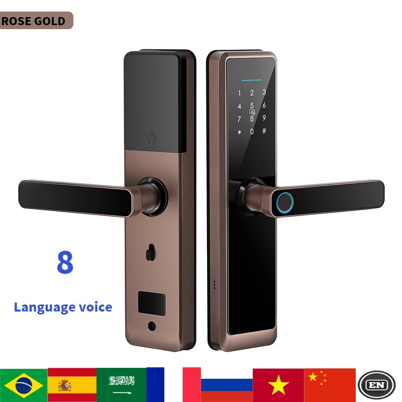 Wifi Biometric Fingerprint Door Lock Smart Electronic