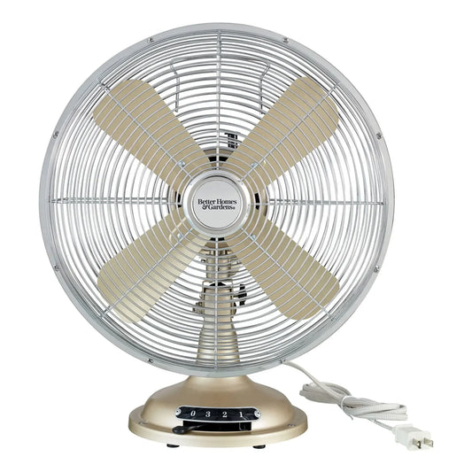 12 inch Retro 3-Speed Metal Fan