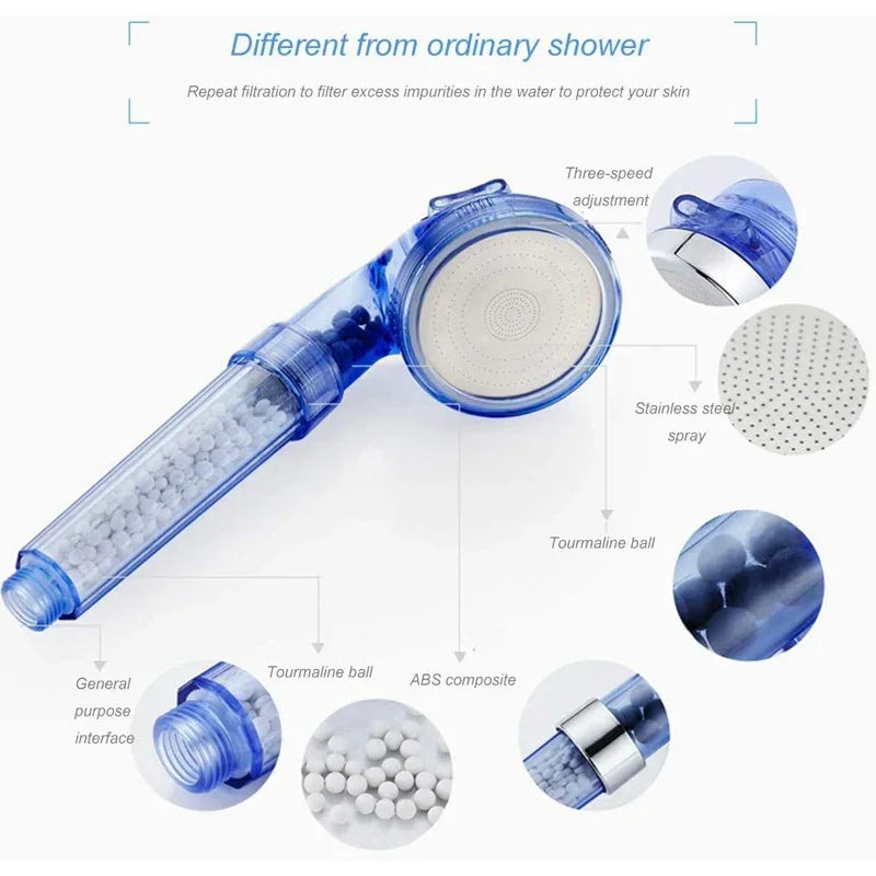 3 Modes SPA Shower Head With High Pressure